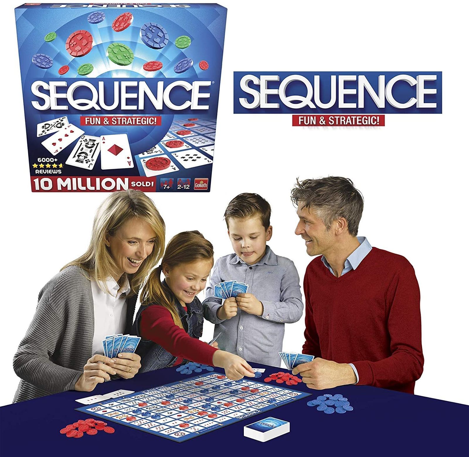 Sequence. el juego de estrategia de moda para pasar una tarde divertida en familia