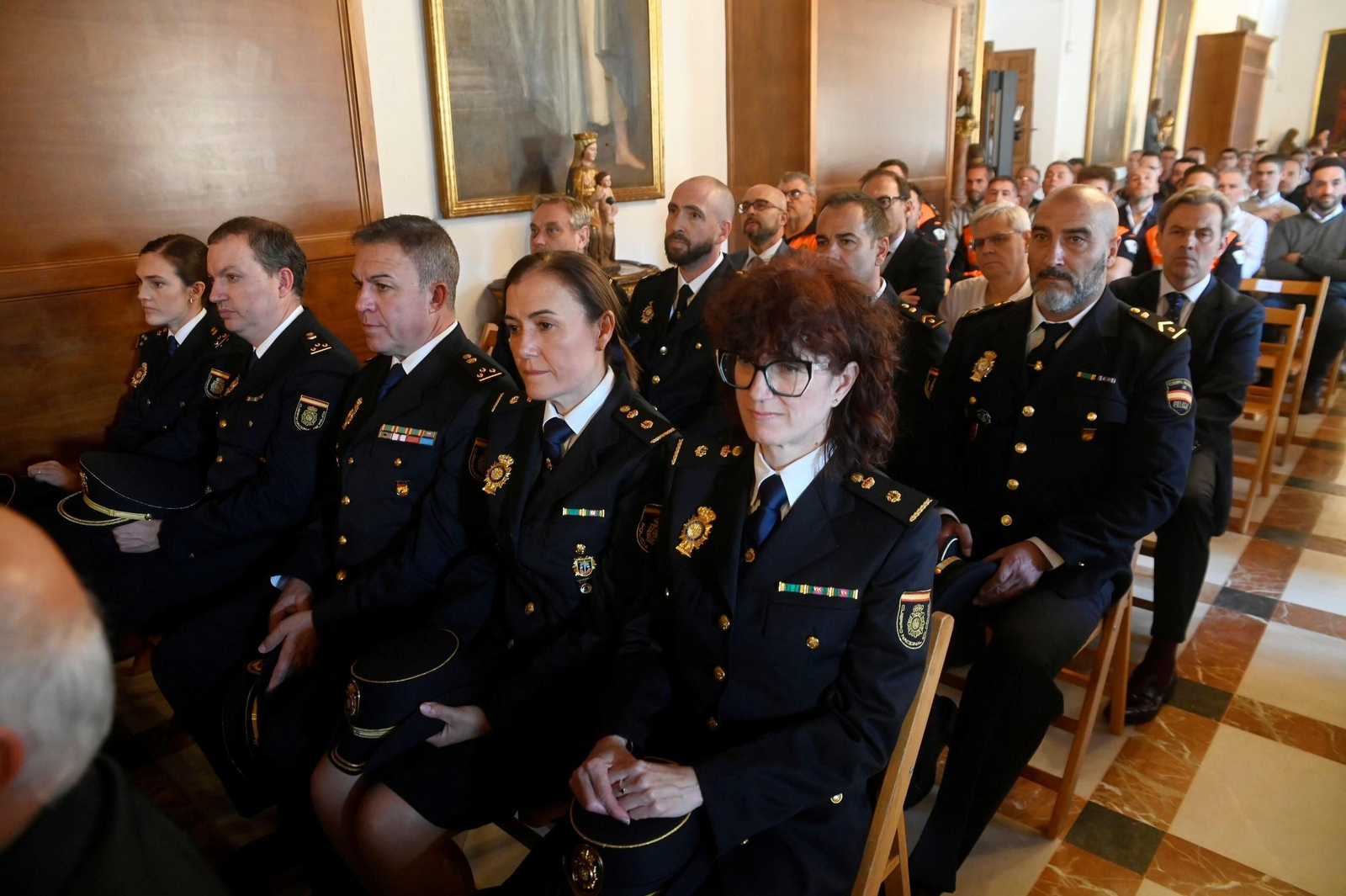 El reconocimiento a quienes lucharon contra el incendio de la Mezquita de Córdoba, en imágenes