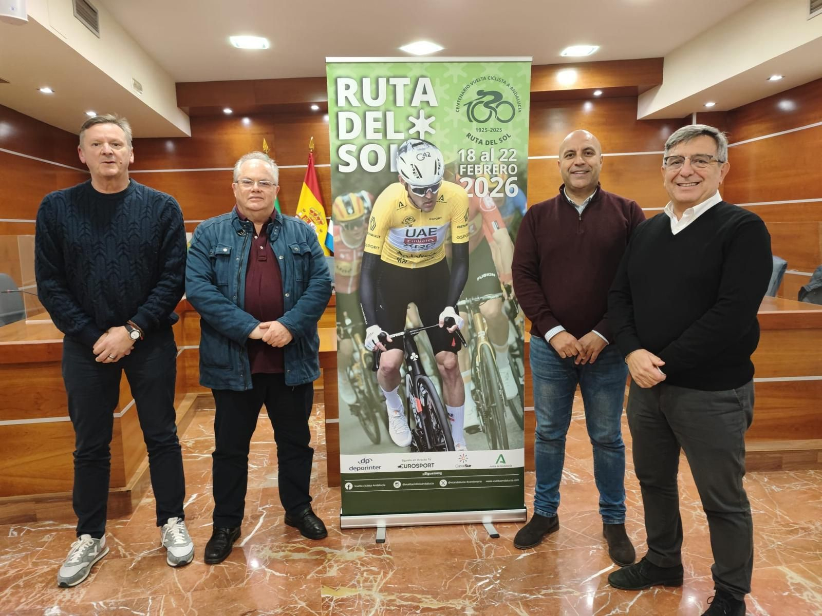 De izquierda a derecha: Pepe Muñoz, Paco Anguita, Nazario Montes y Joaquín Cuevas.