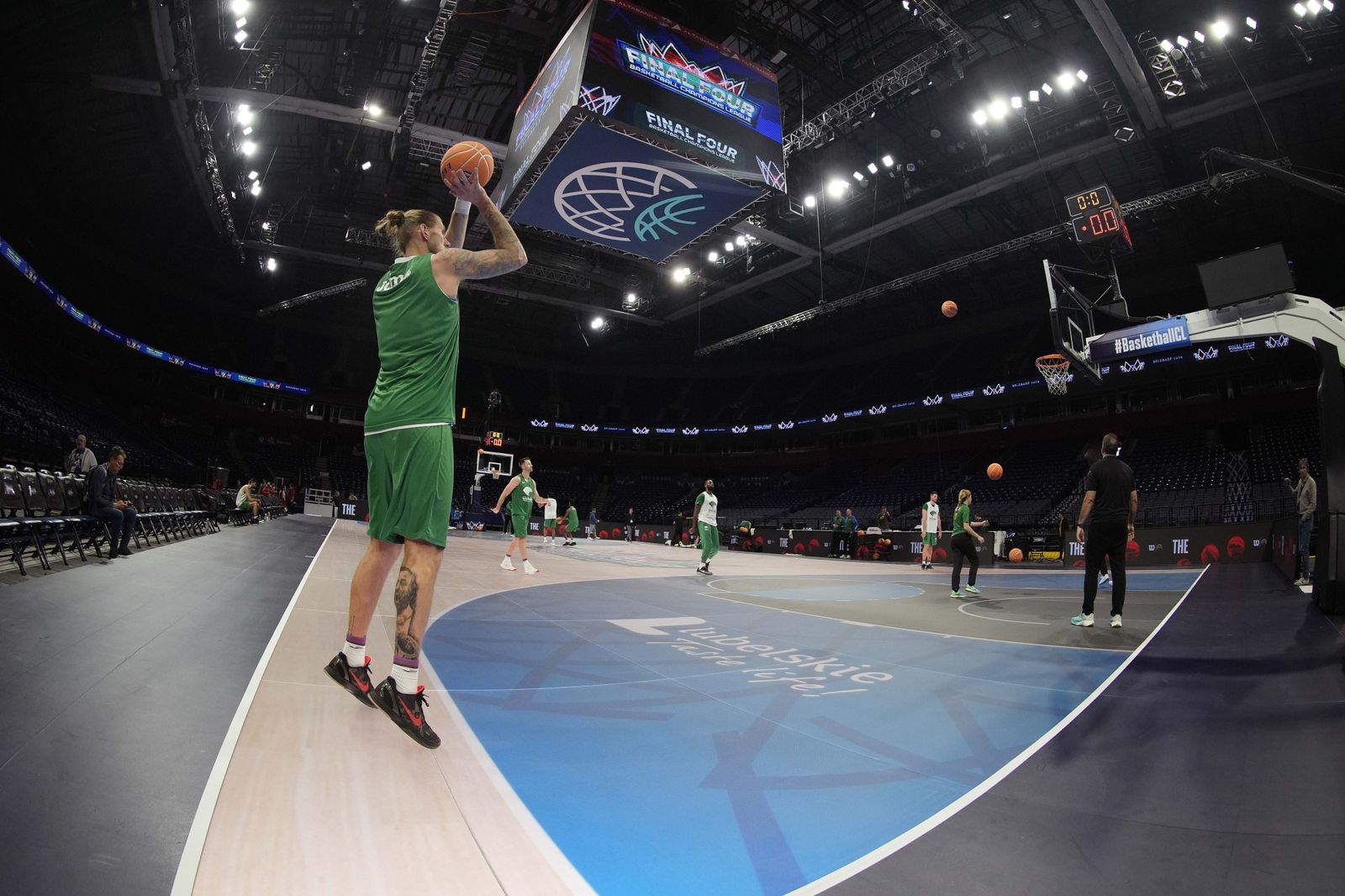 La sensación del Unicaja sobre la novedosa pista del Belgrado Arena