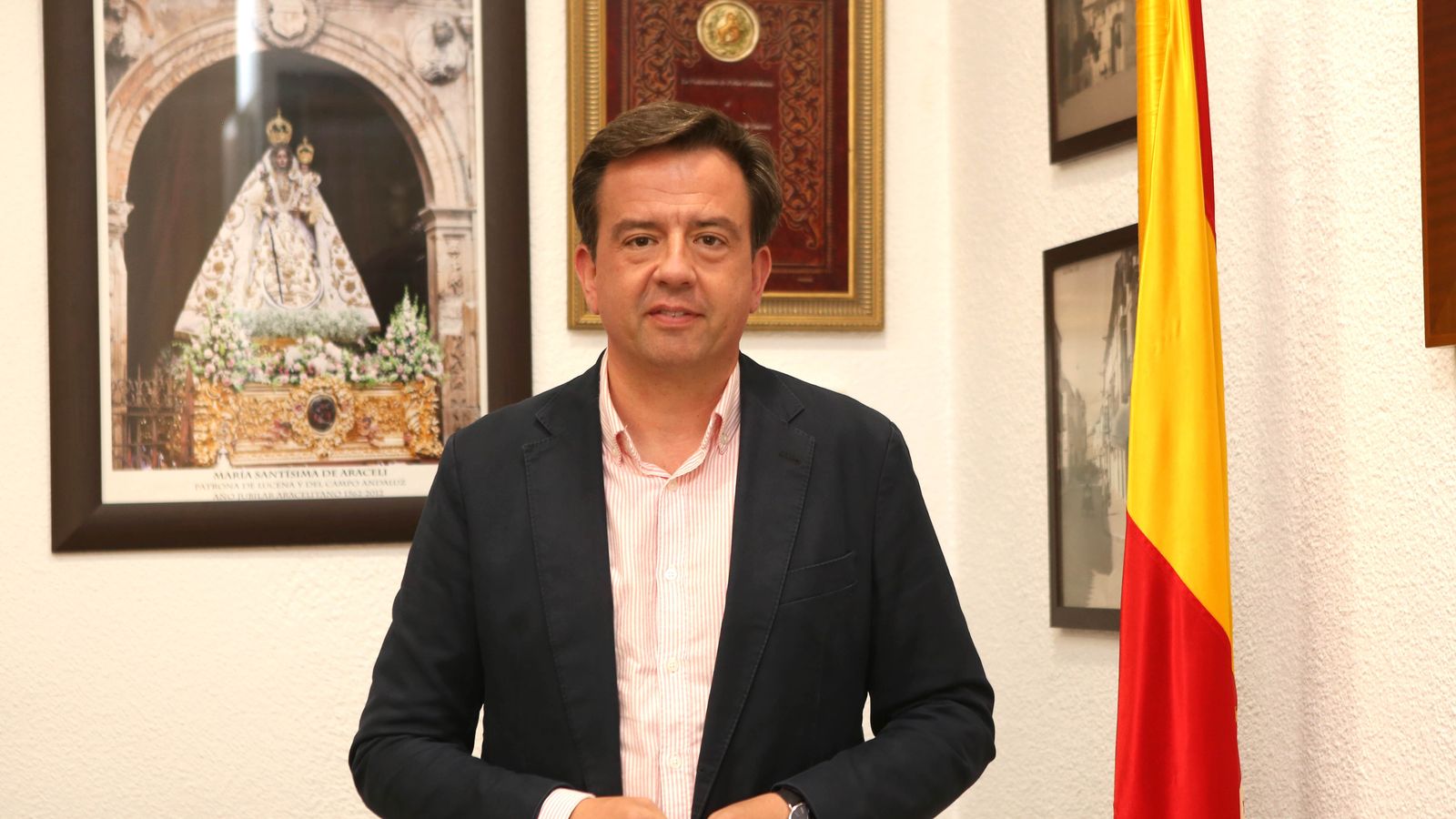 Aurelio Fernández, en su despacho.