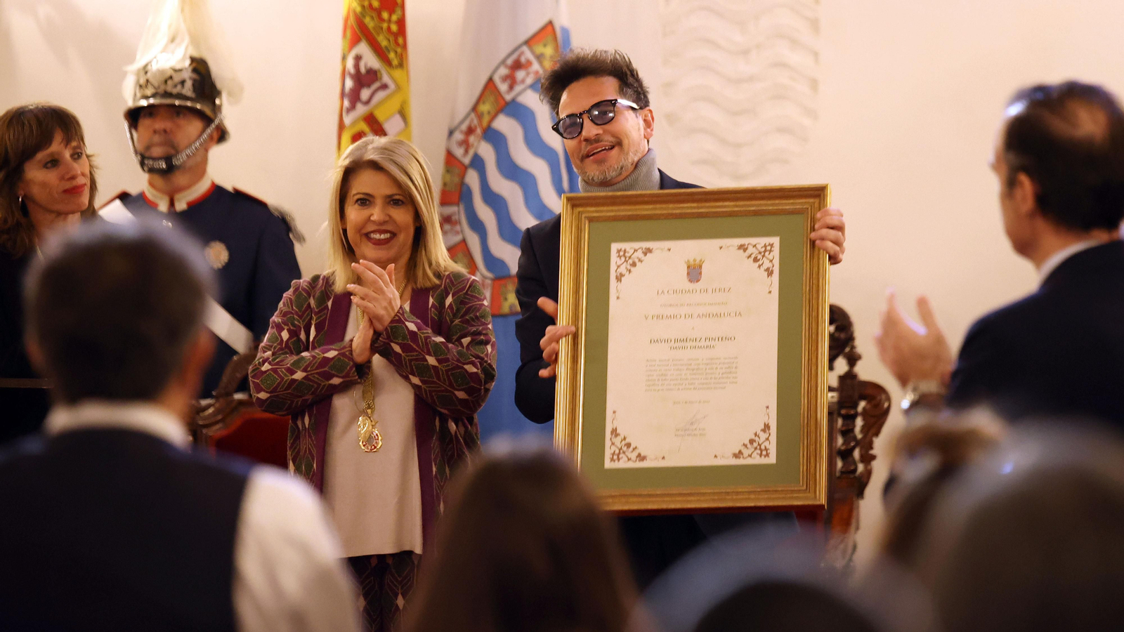 David DeMaría, premio Día de Andalucía del Ayuntamiento de Jerez