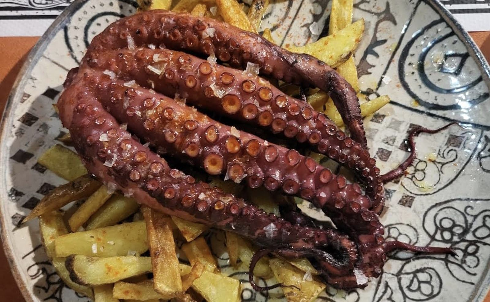 Pulpo de Huelva en Salamanca