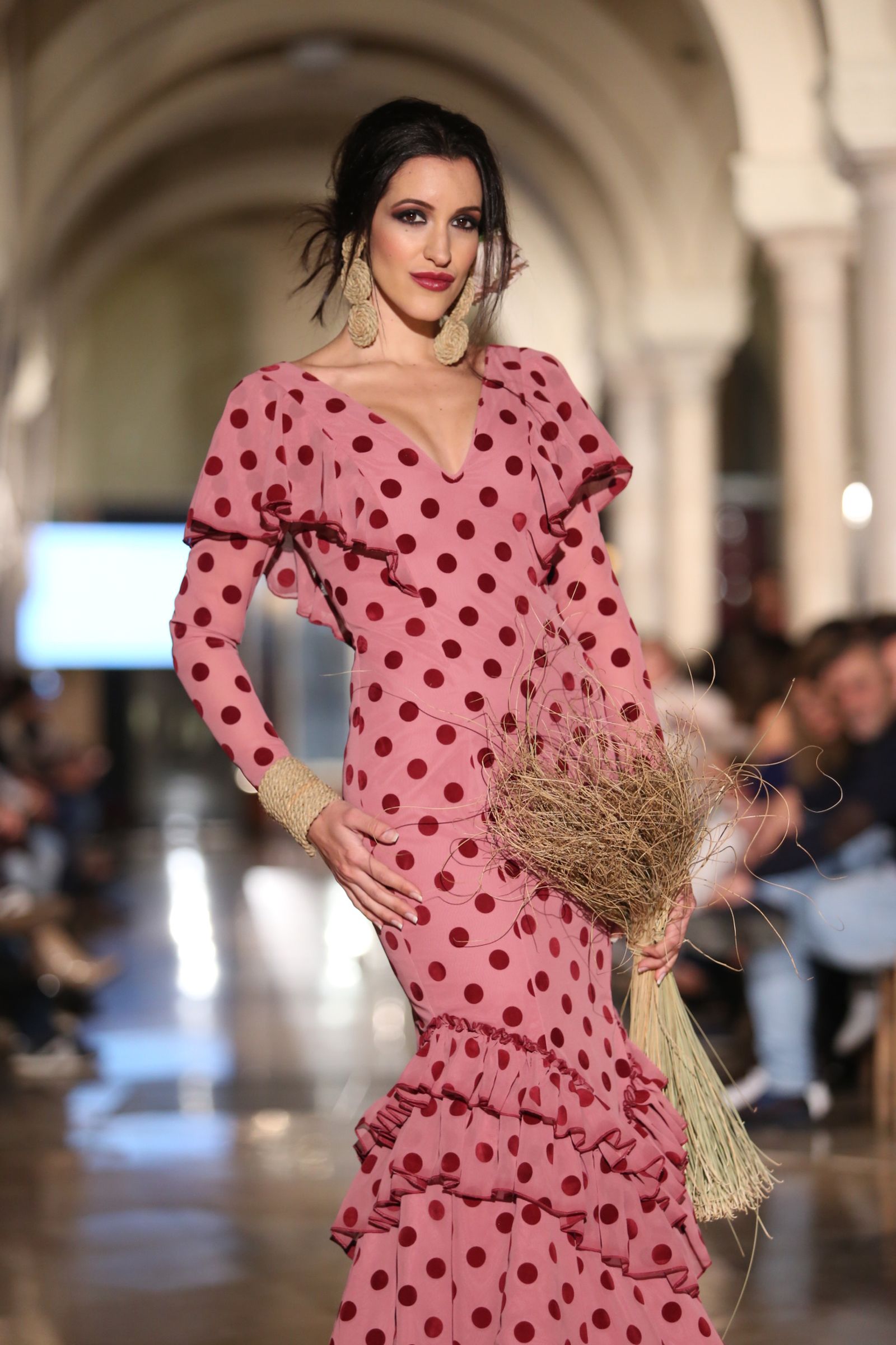 Desfile de Lucía Herreros, ayer, en los Almacenes Peyré.