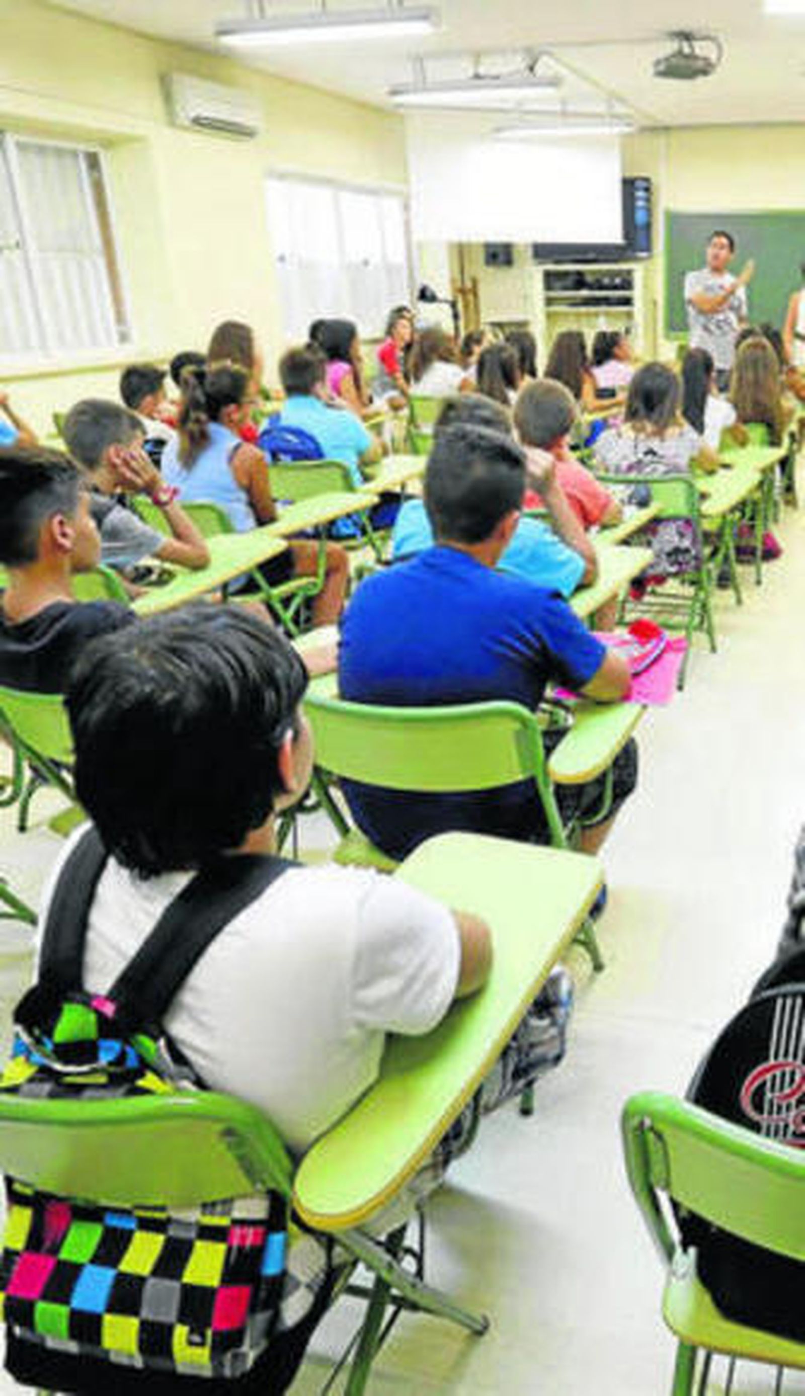 Imagen de una clase de Secundaria.