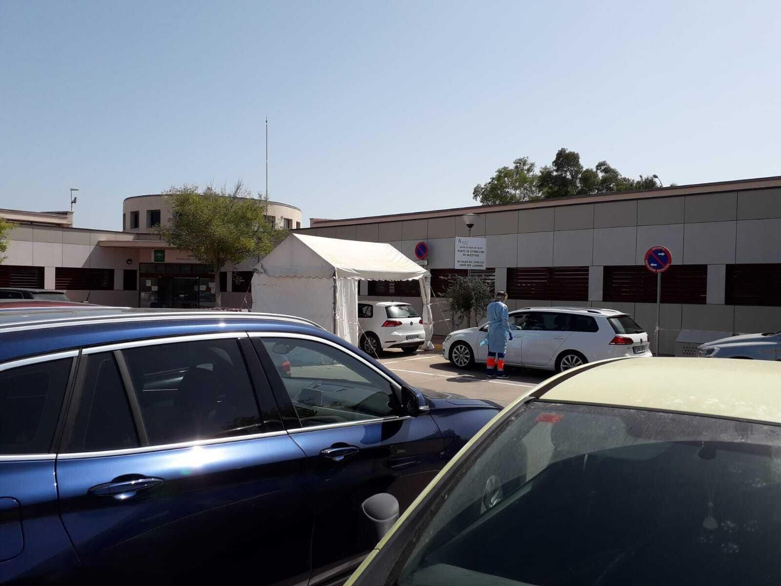 Centro  de salud de Los Gallos donde se realizan las pruebas de coronavirus.