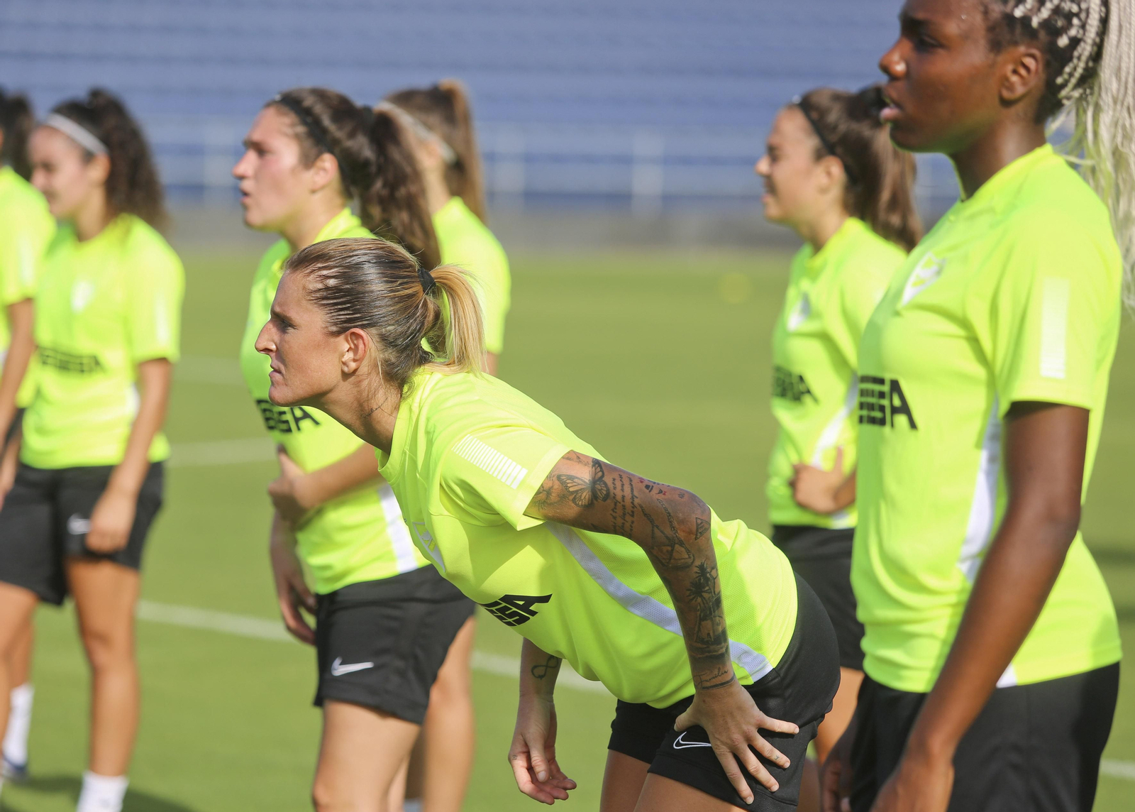 Las fotos del primer entrenamiento de pretemporada del Málaga Femenino