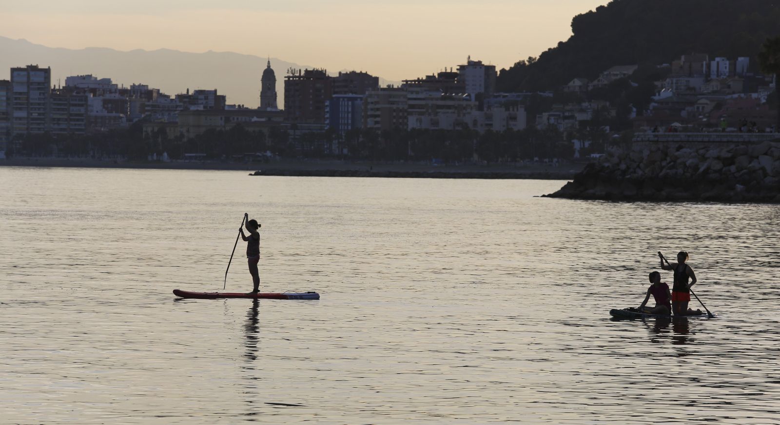 Las mejores vistas de la bahía, desde el balneario de los Baños del Carmen, en Málaga