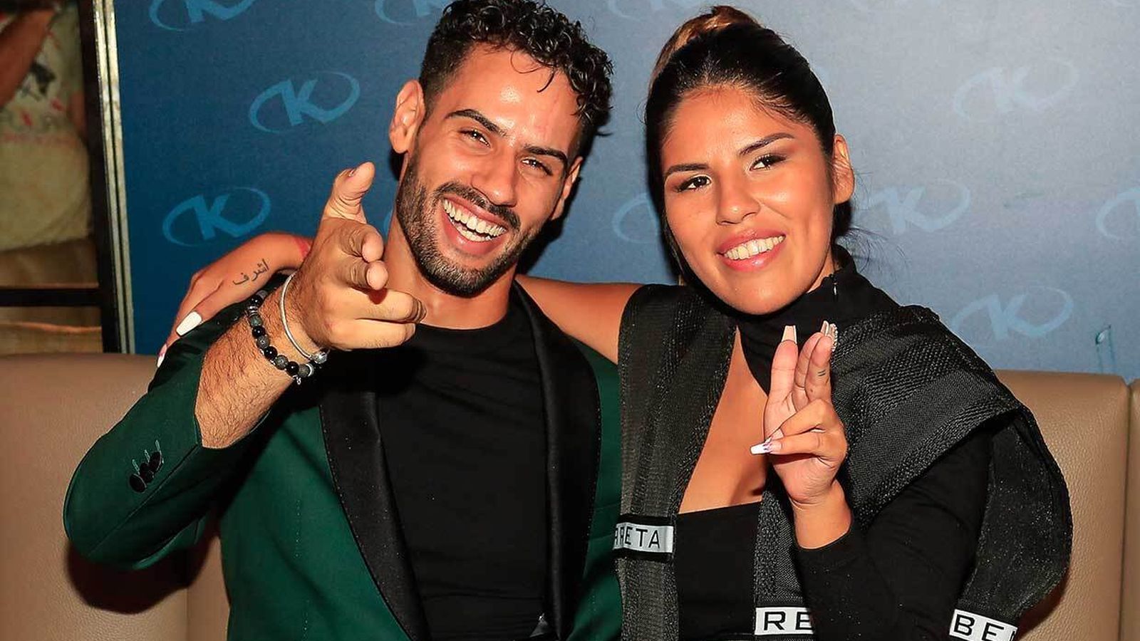 Isa Pantoja con su pareja, Asraf.