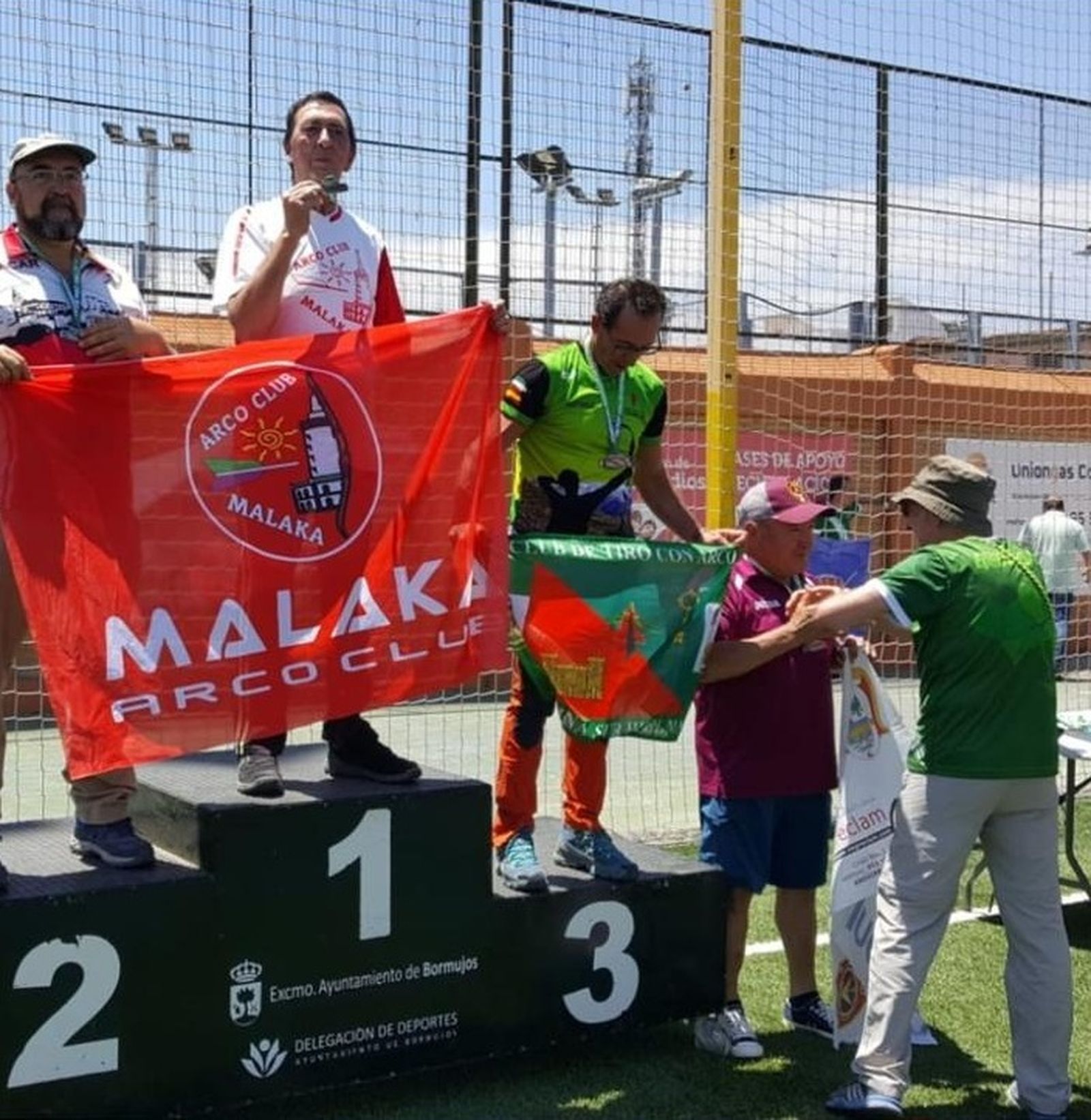 Fernando Rengel, en el podio como ganador de la competición.