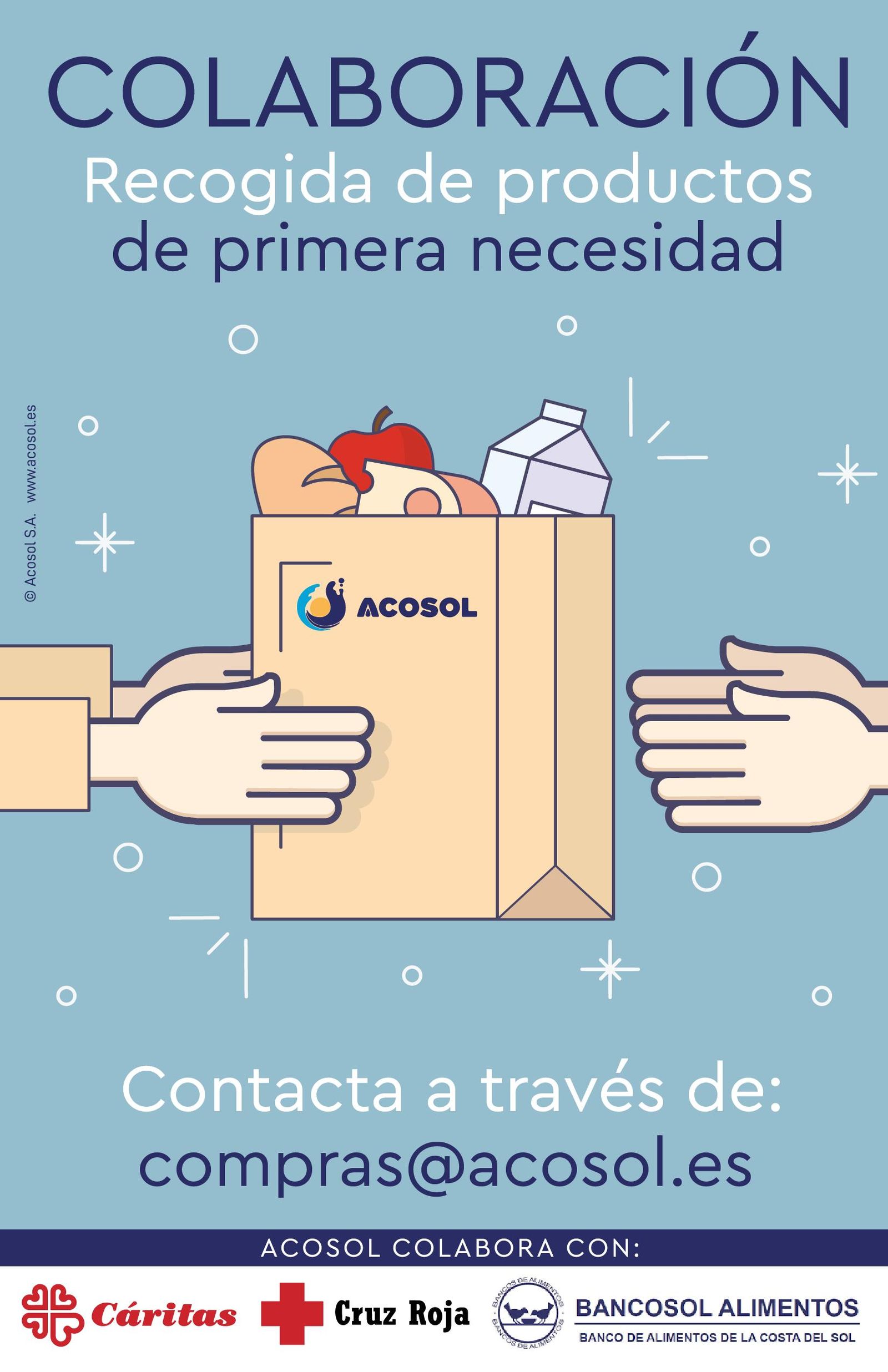 Cartel de la campaña de Acosol.