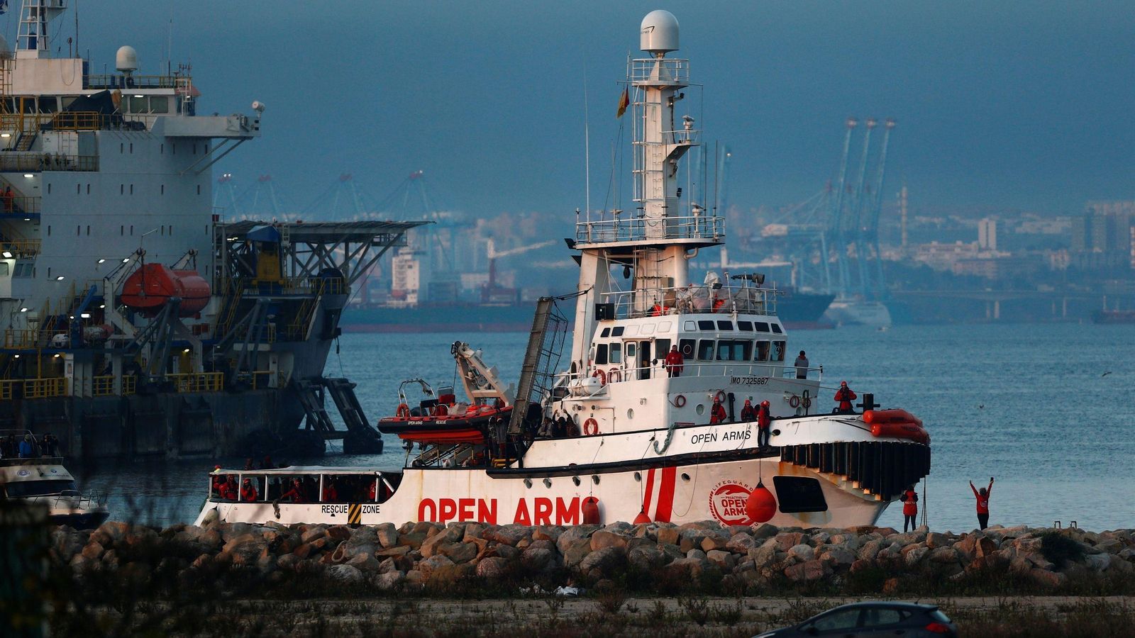 Una imagen del Open Arms