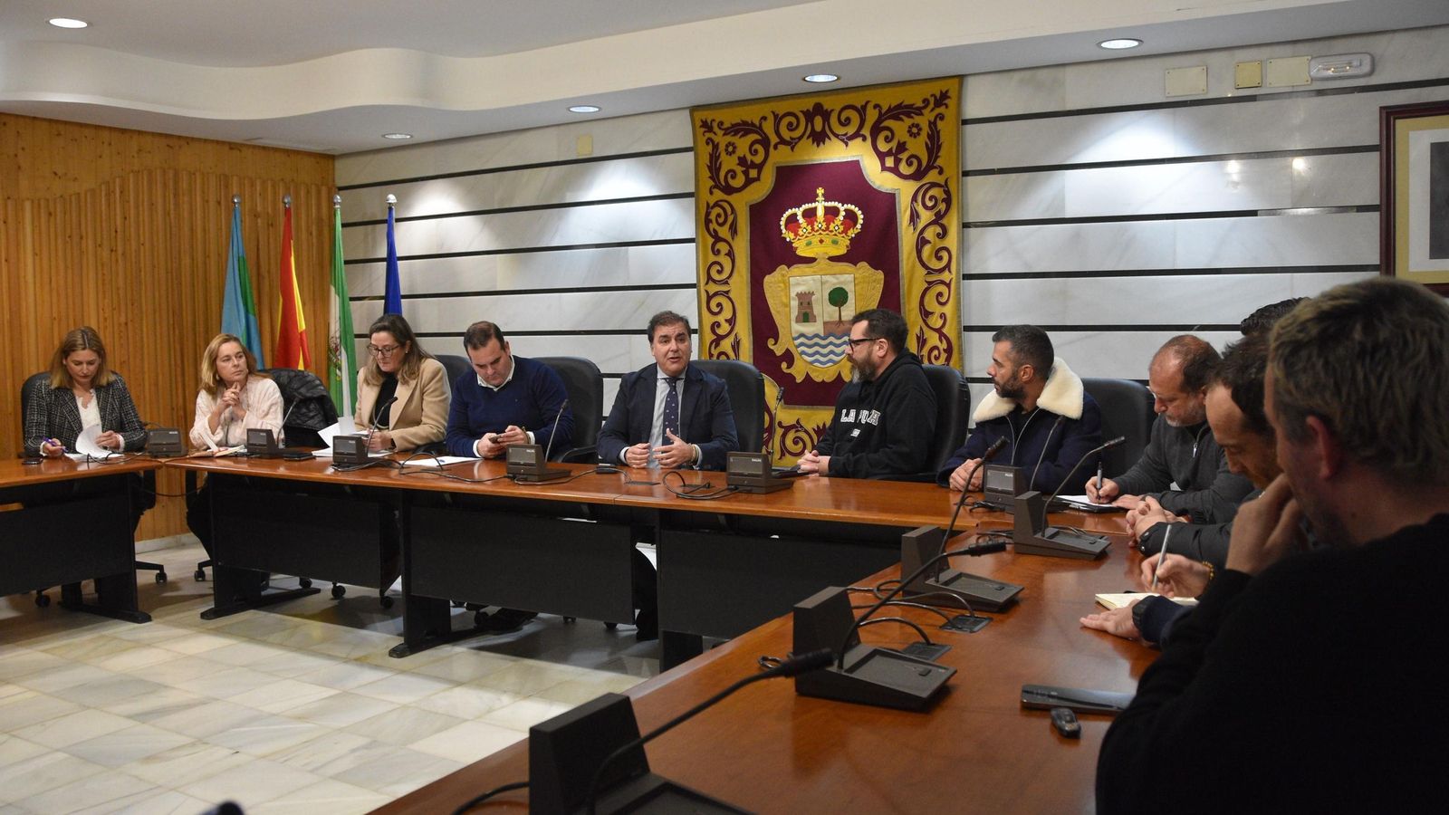 Reunión de coordinación en el Ayuntamiento de Punta Umbría.