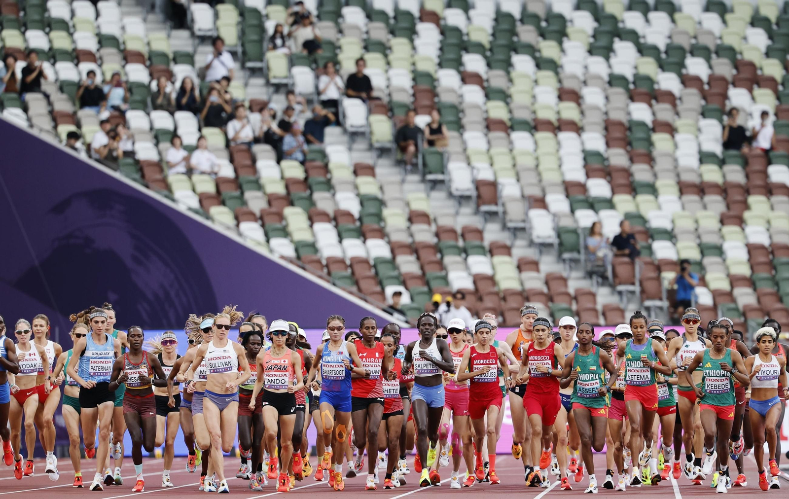 Las mejores imágenes del triunfo de Seville en 100 metros y del resto del Mundial de atletismo