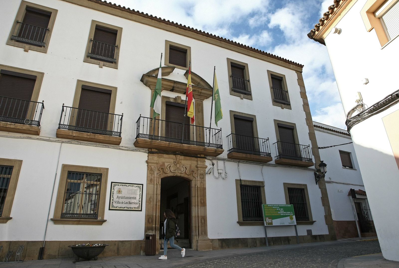 Fachada del Ayuntamiento de Los Barrios.