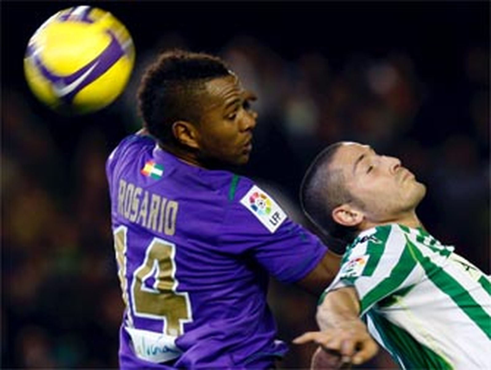 Eliseu brinda el gol del triunfo al Málaga