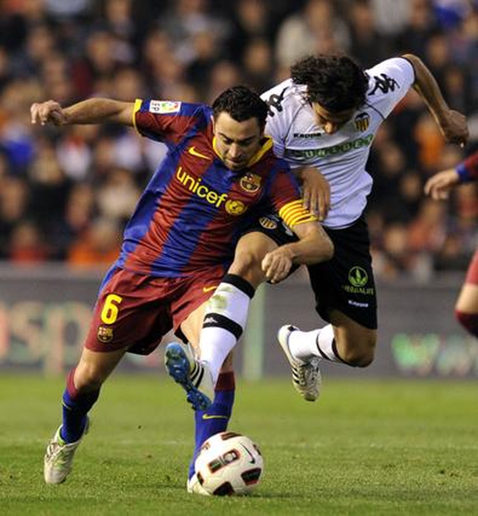 El Barcelona consigue una trabajada victoria en Mestalla.

Foto: AFP/ Reuters