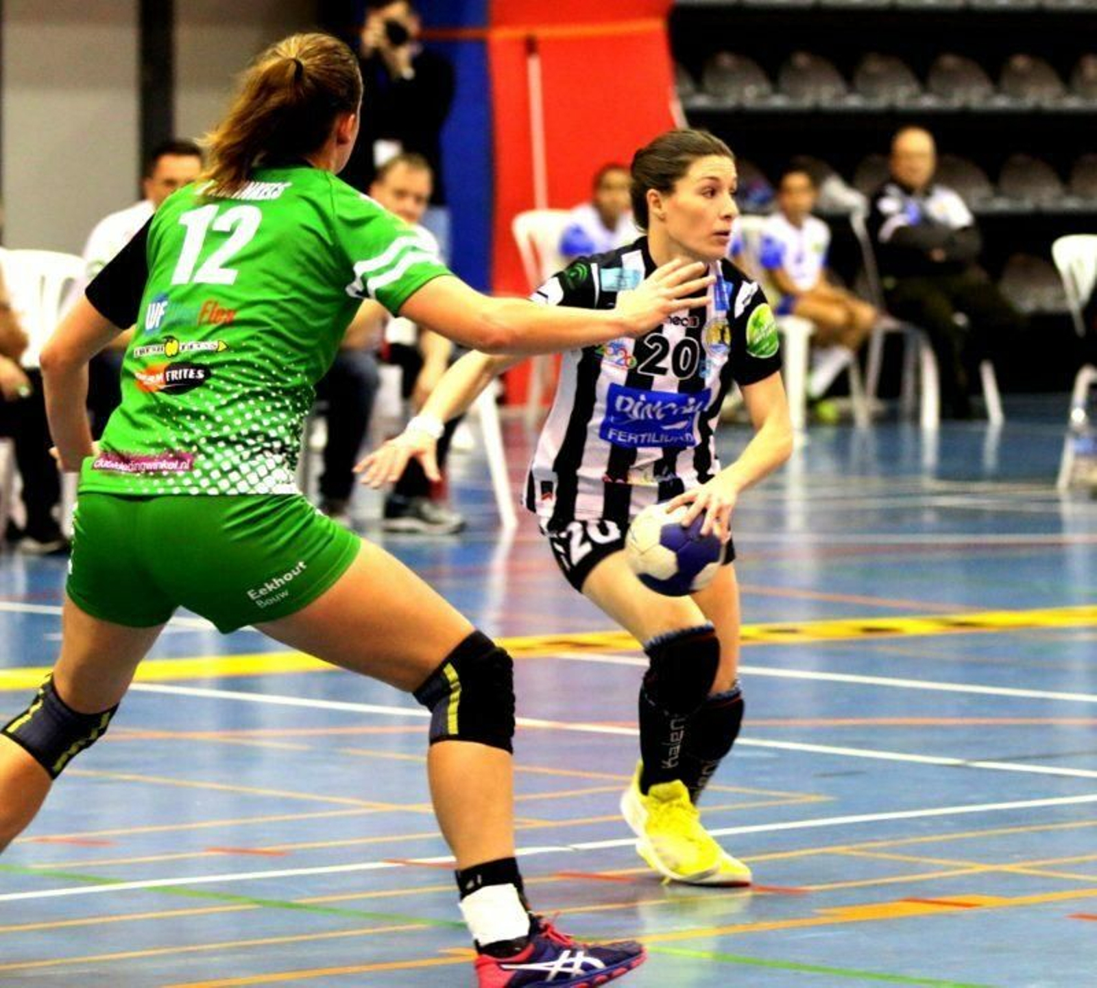 Espe, durante el partido