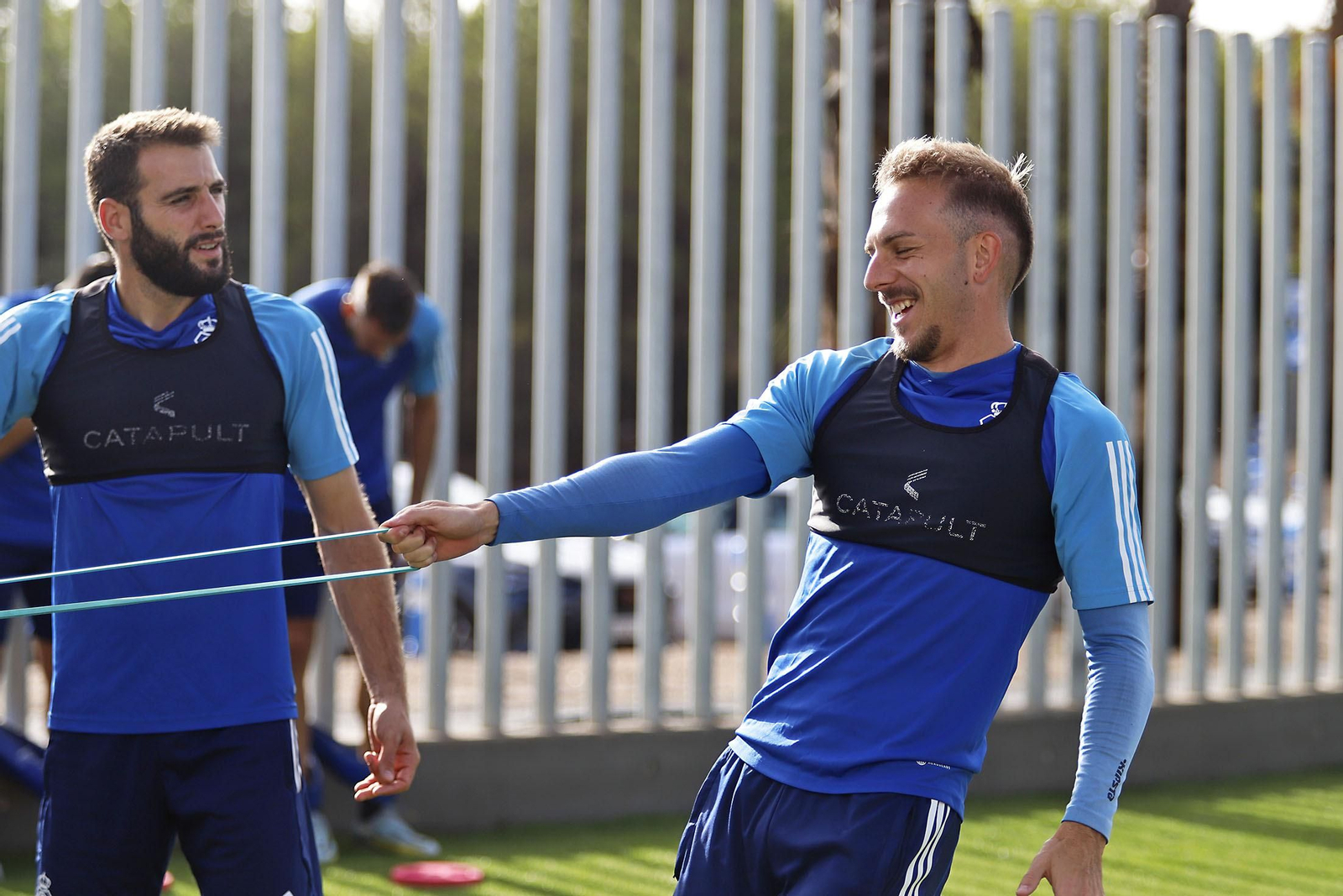 Imágenes del entrenamiento del Recreativo de Huelva