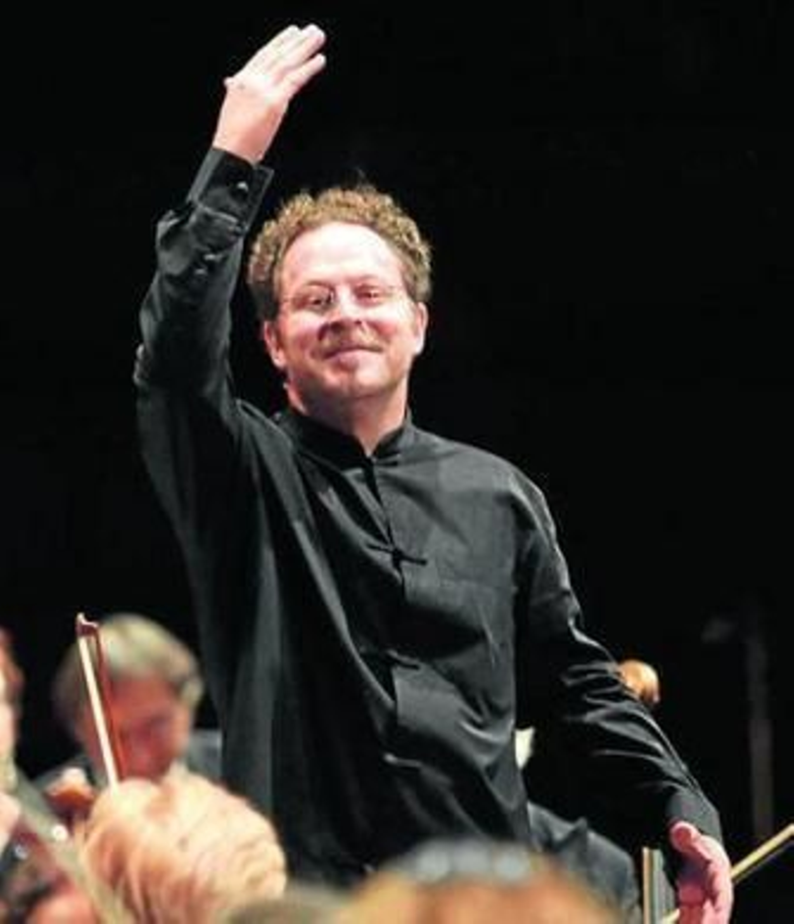 John Axelrod, ayer en su concierto en el Teatro de la Maestranza.