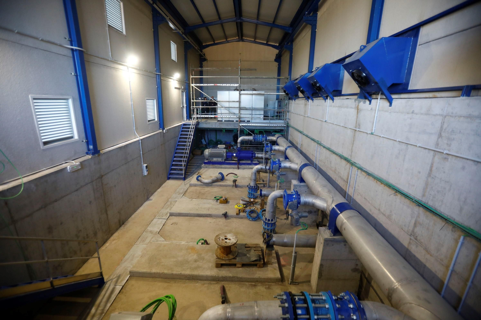 El inicio del trasvase de agua de La Colada a Sierra Boyera, en imágenes