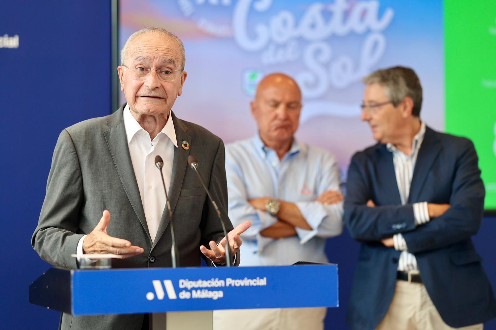 De la Torre, ayer en la presentación del XIV Torneo Costa del Sol