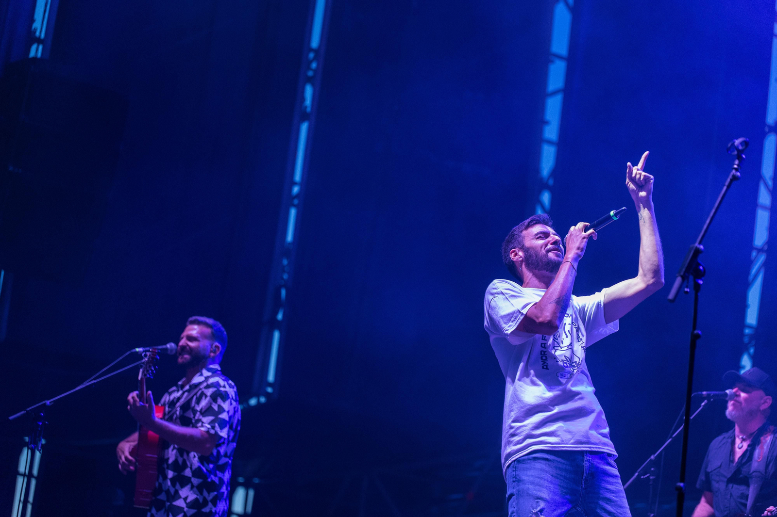 Raúle, en concierto en el Bahía Sound de San Fernando