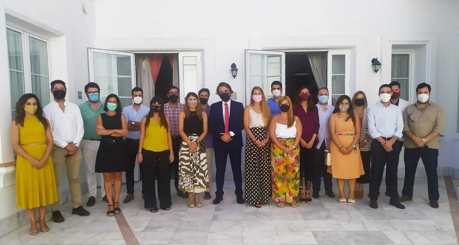 Un instante de la celebración del pleno de FADEJA organizado en el Colegio de Abogados de Jerez