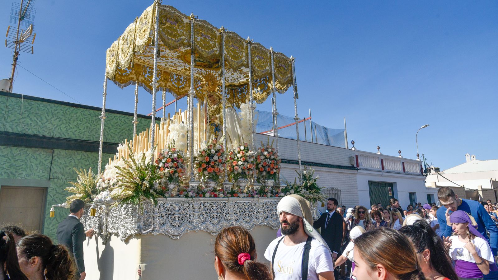 Procesión de la Virgen de La Salud en La Li´nea