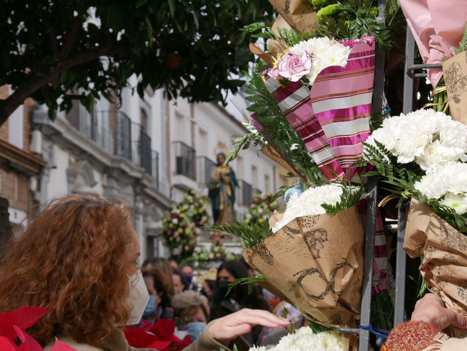 La procesión de la Inmaculada en El Carpio, en fotografías