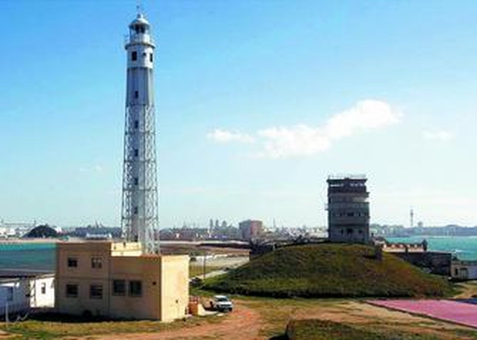 Interior del castillo de San Sebastián.