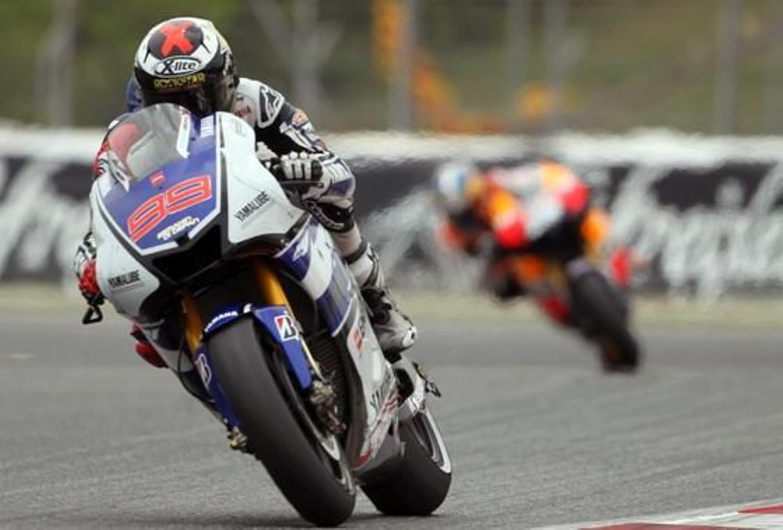 Las imágenes de la carrera de MotoGP en el GP de Cataluña.

Foto: EFE