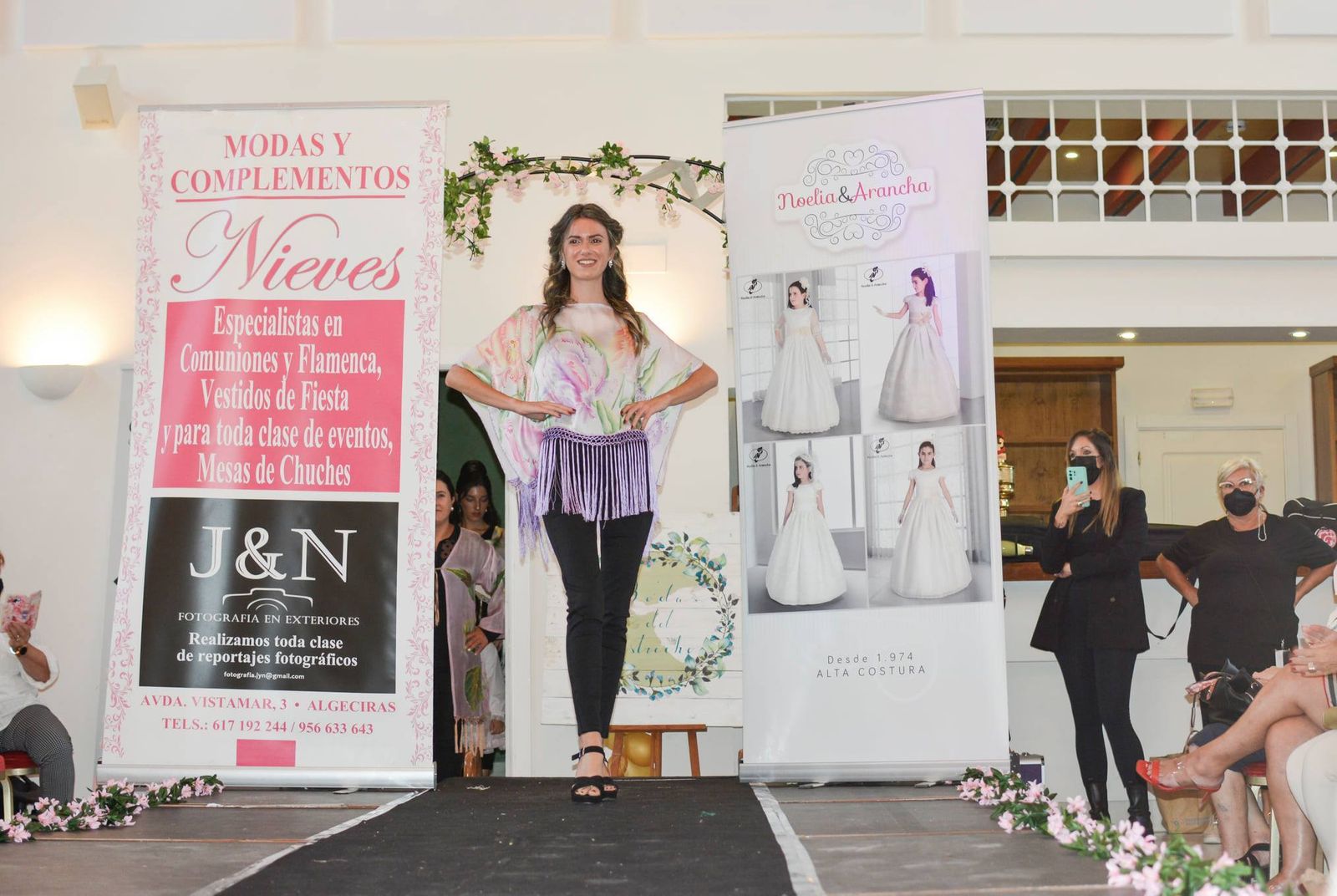 Un desfile de moda incluido en una edición anterior de la Feria de Bodas y Comuniones del Estrecho