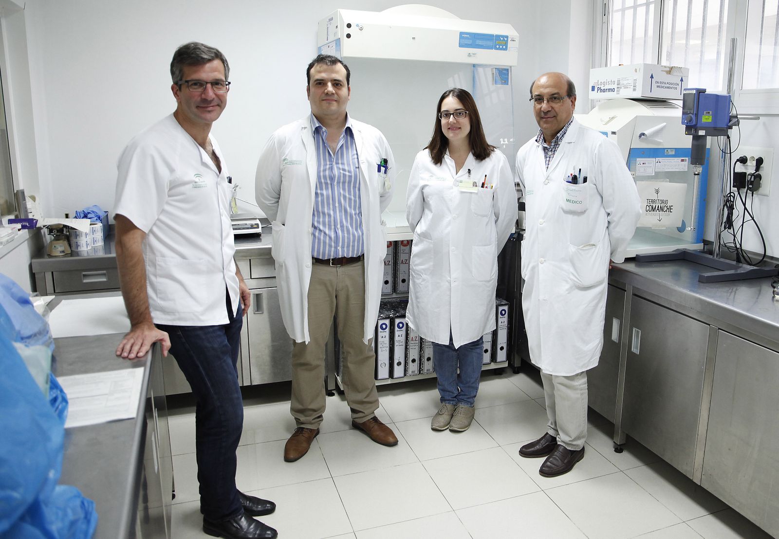 Los especialistas Miguel Ángel Calleja, Vicente Merino, Mercedes Delgado y Manuel Camean.