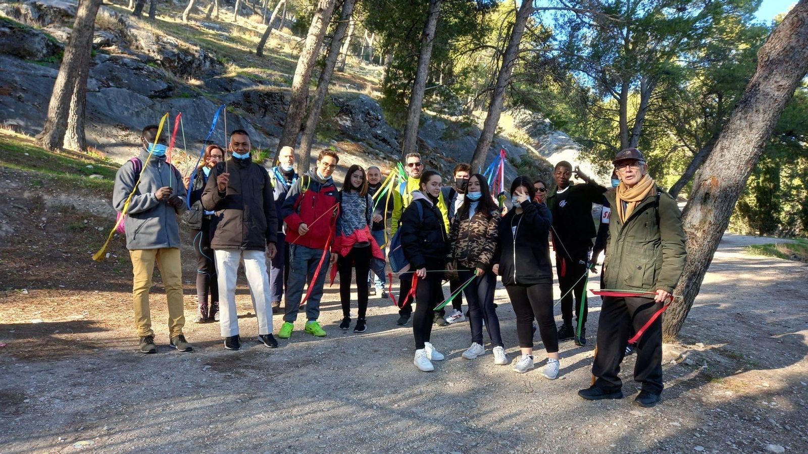 Una de las actividades en la naturaleza organizadas por la asociación.