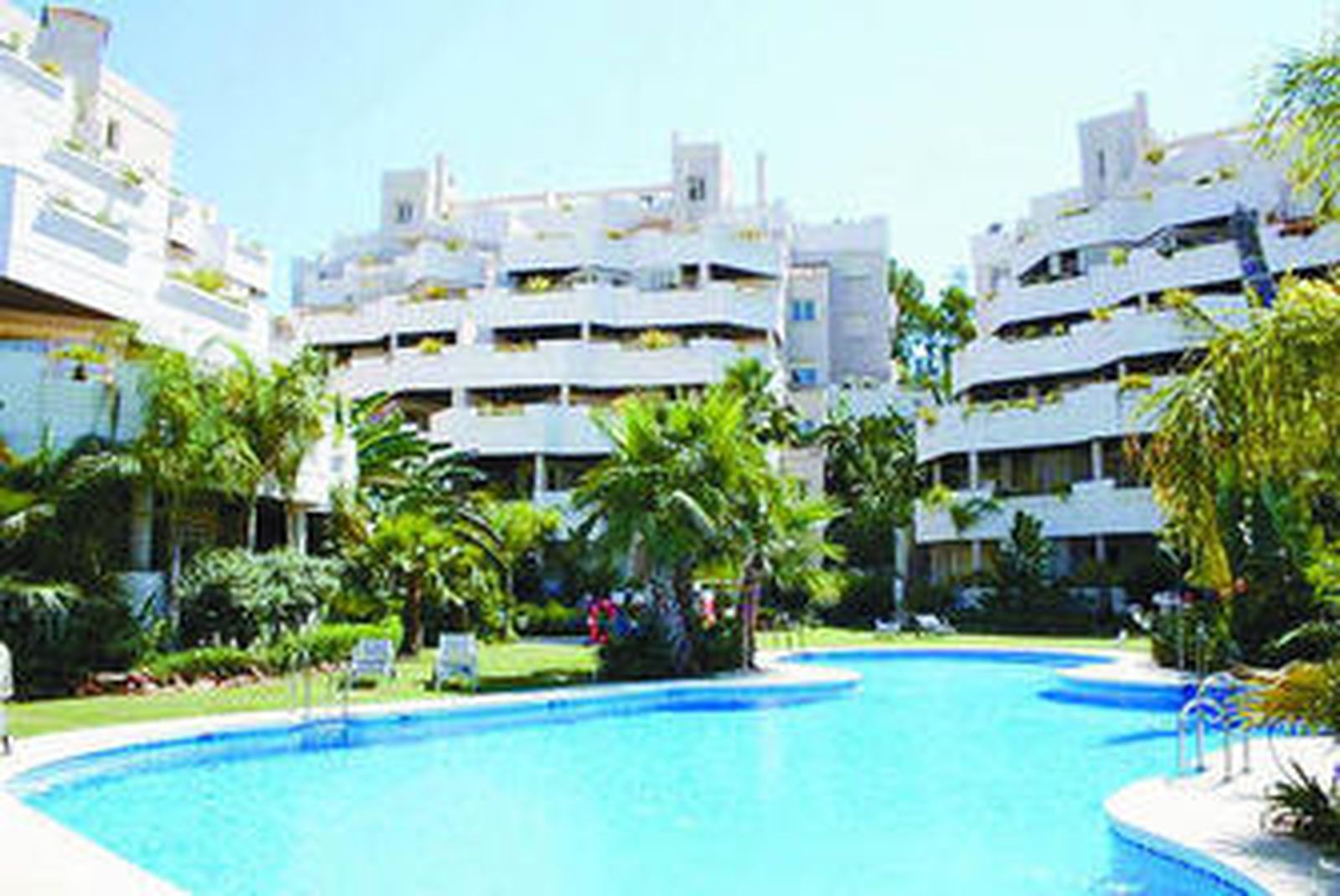 Vista general de la urbanización de Fuentealoha de Marbella que aparece en la web de la promotora.