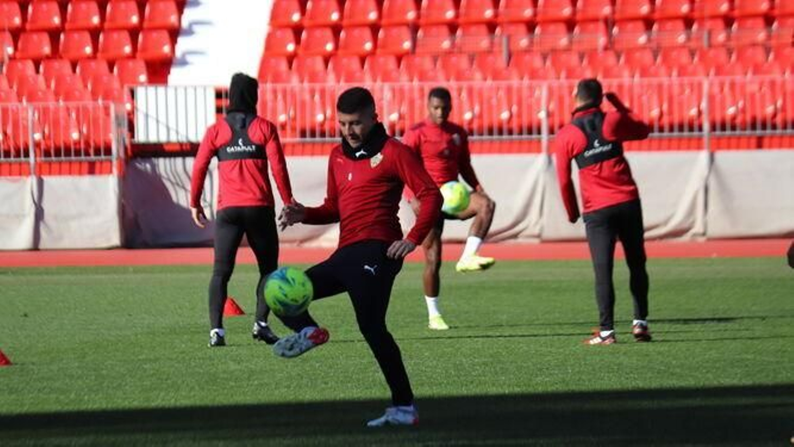 Entrenamiento del Almería
