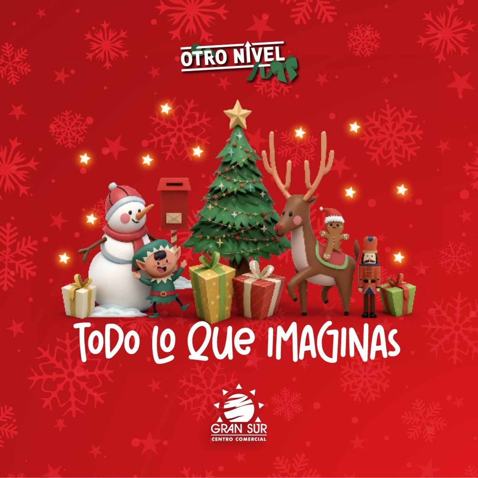 Cartel Navidad en Gran Sur