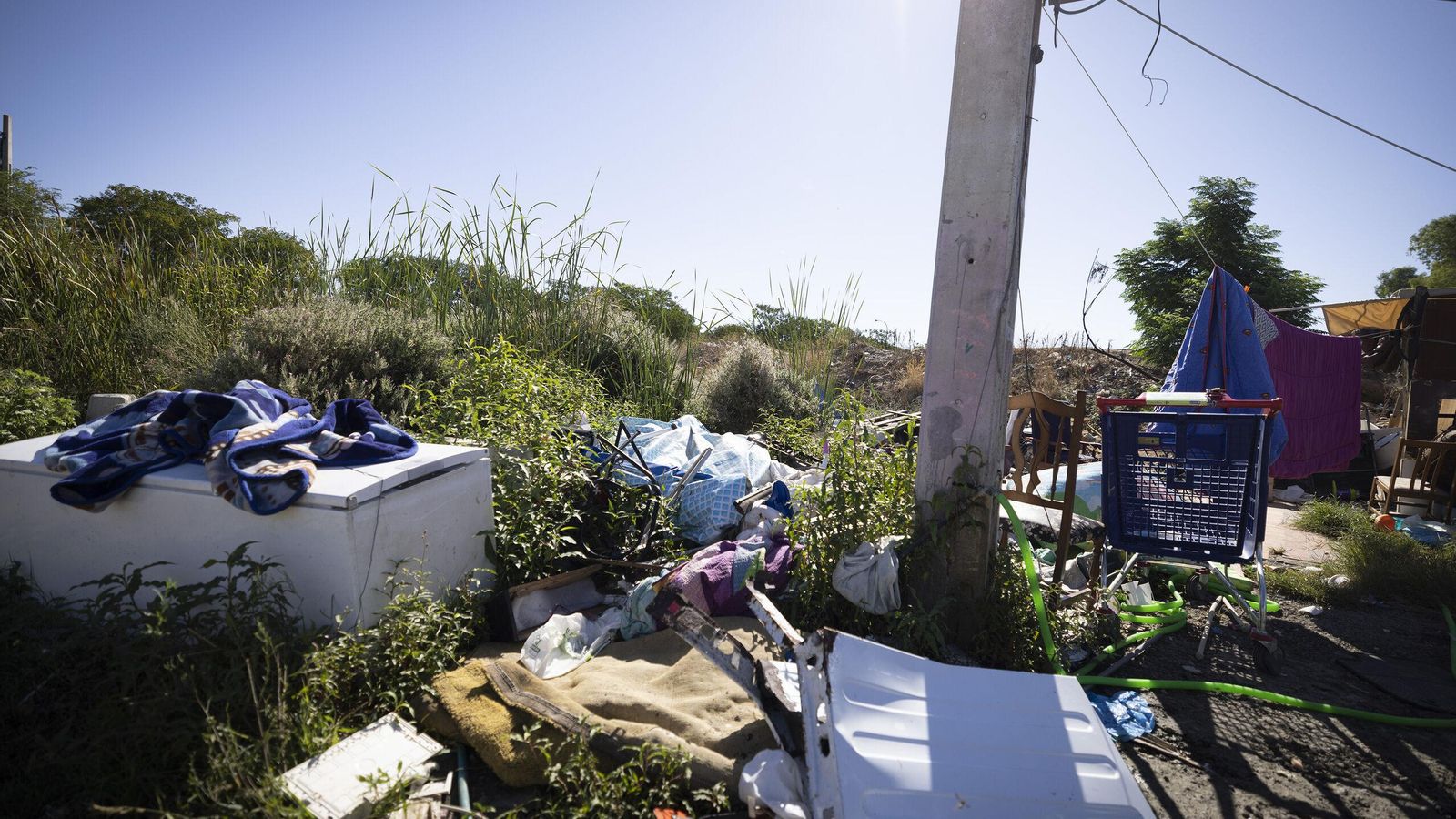 Suciedad y escombros en el Vacie.
