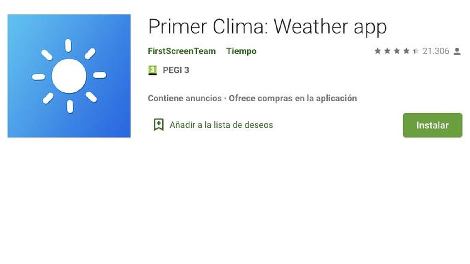 Primer clima