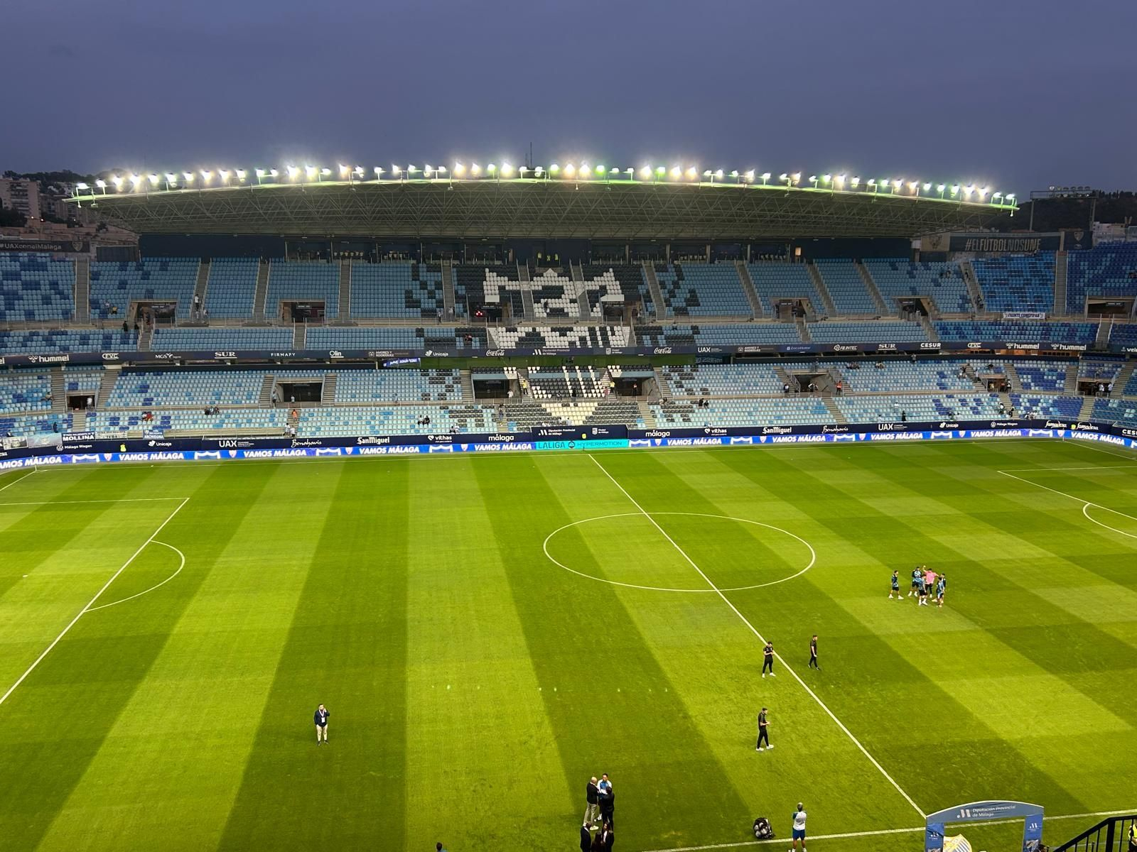 Perspectiva de La Rosaleda.