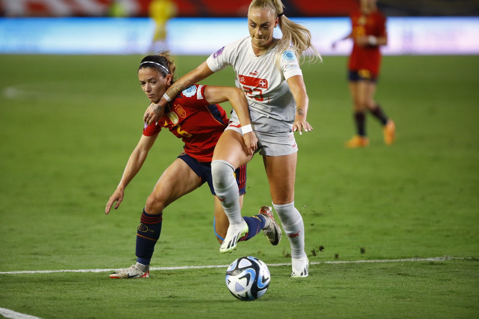 Las mejores fotos de la victoria de España ante Suiza en El Arcángel de Córdoba