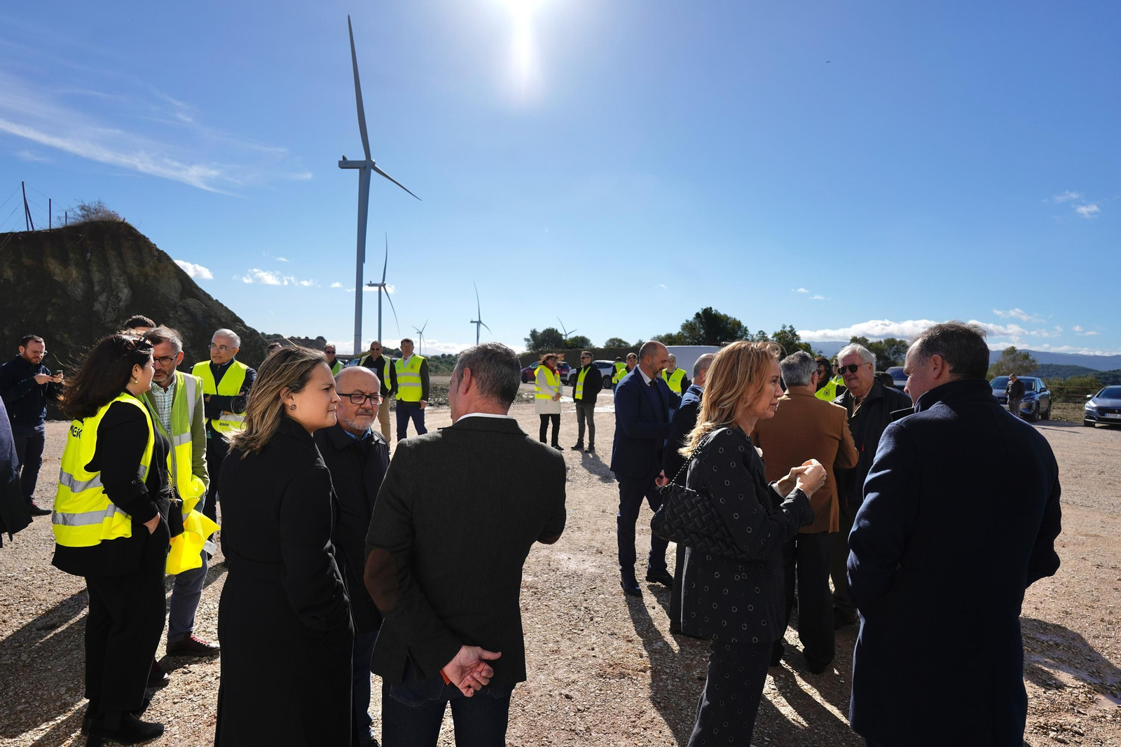 Las fotos de la inauguración de los parques eólicos El Padrón y Cerro Cabello de Los Barrios