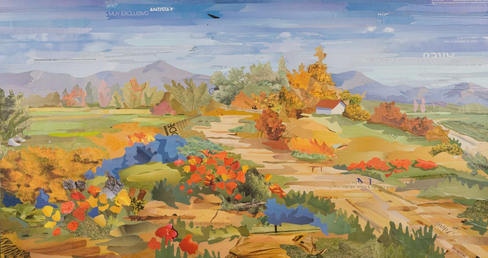 Scherzando, papirosaico de Keka Raffo.