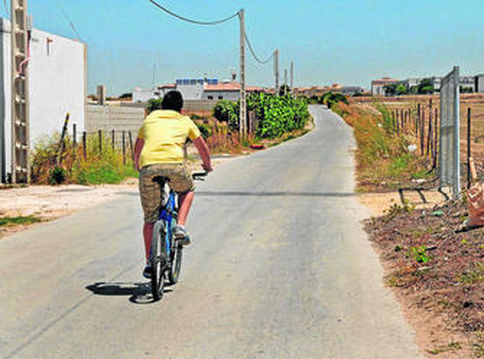 Imagen de la carretera de La Pedrera, donde la actuación durará unos 25 días.