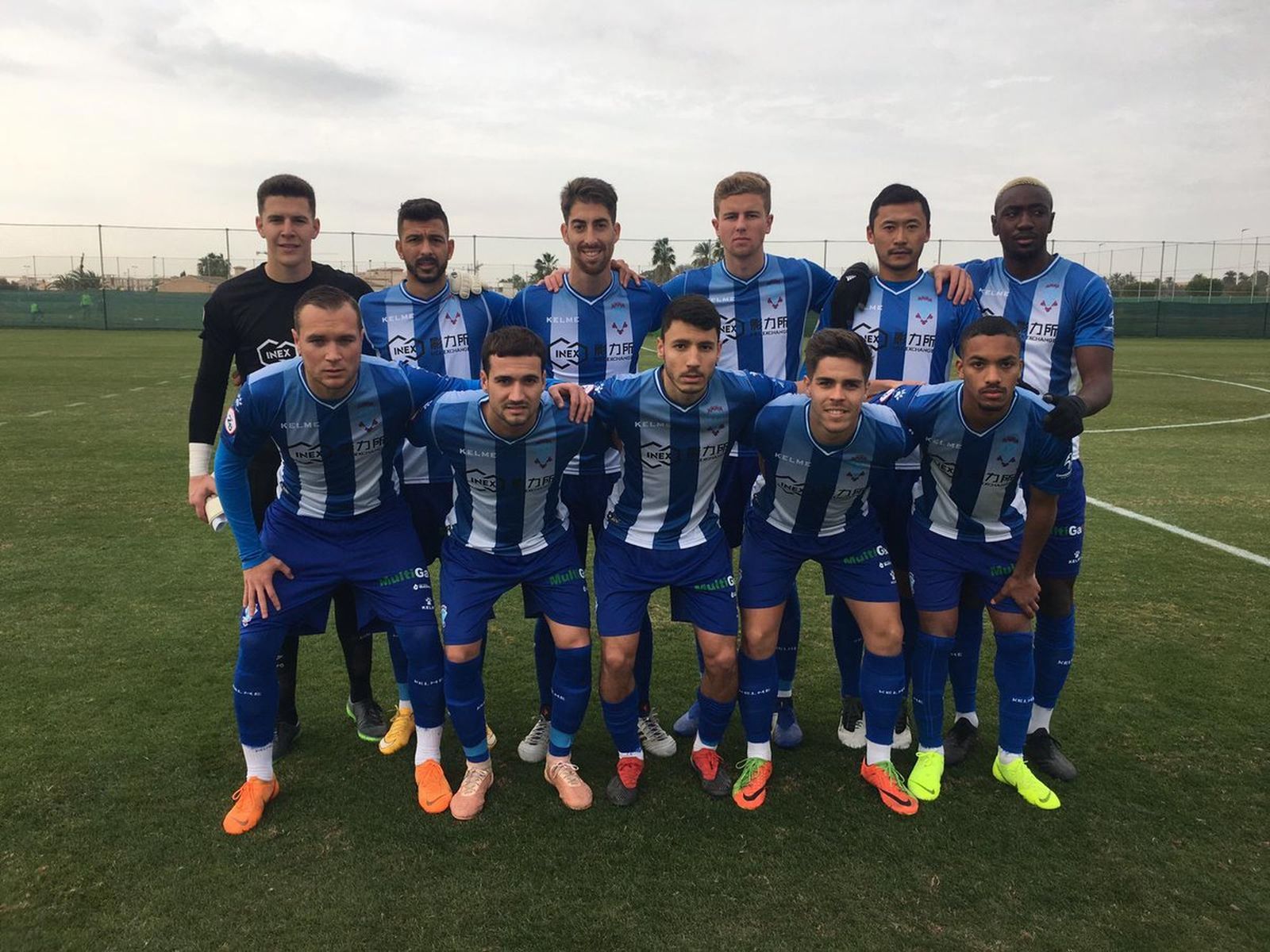 Once inicial del Jumilla en el partido con la selección de la AFE