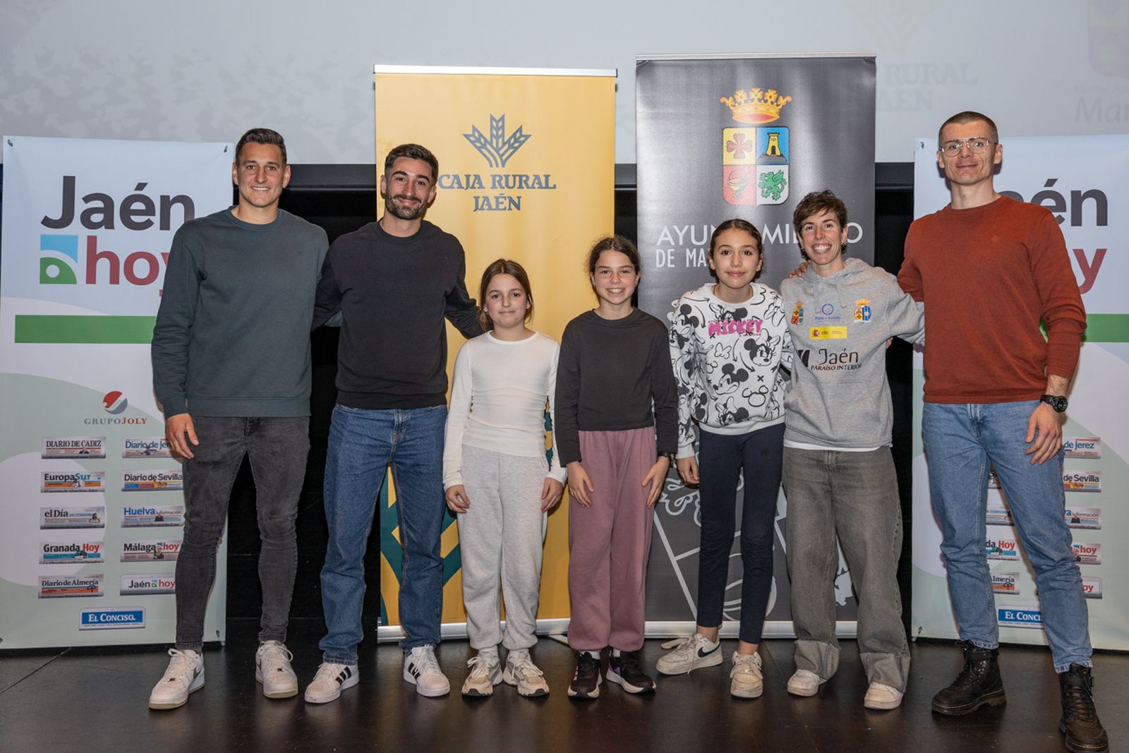 En imágenes: 'La tertulia deportiva de Jaén Hoy', espacio de diálogo entre deportistas y escolares en Martos