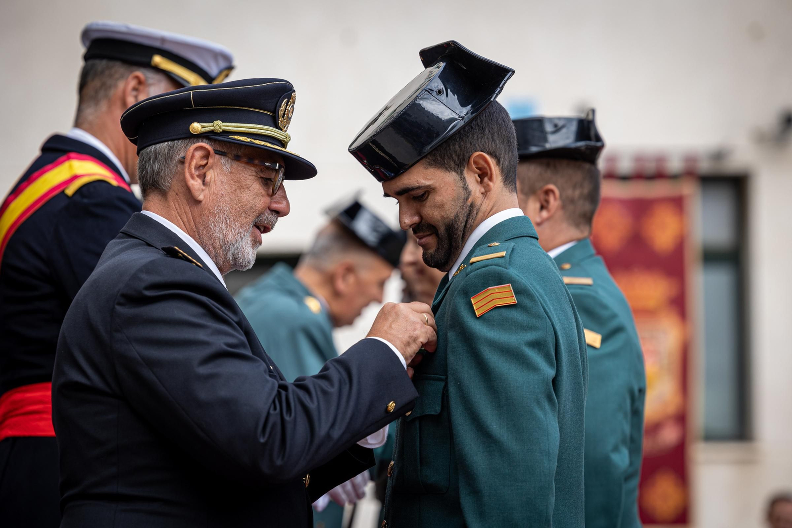 Imágenes de los actos de la Guardia Civil en Cádiz por la festividad de la Virgen del Pilar