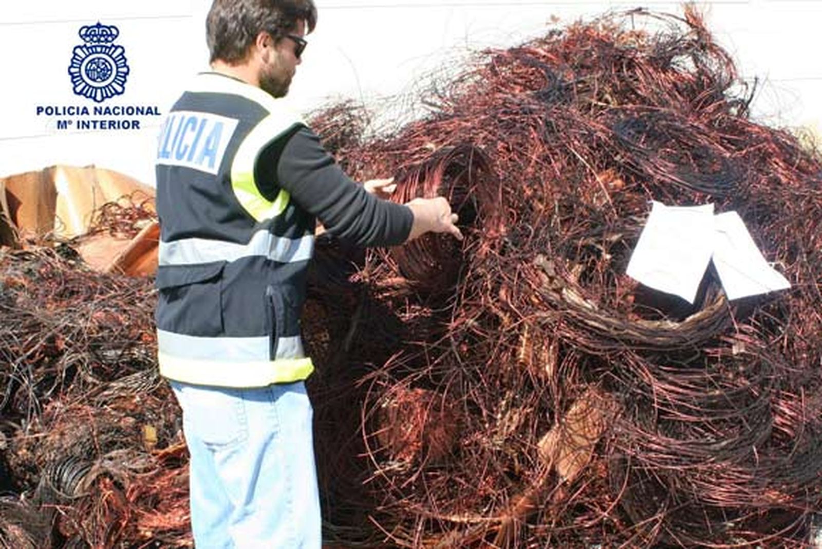 La Guardia Civil ha detenido a 47 personas por el robo de cobre