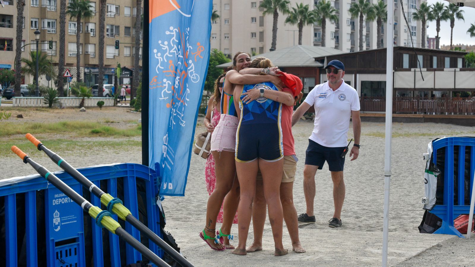 La segunda jornada del Campeonato de España de remo beach-sprint de La Línea, en imágenes